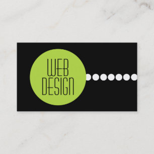 Cartes de visite de conception web