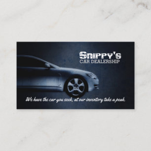Cartes de visite de concessionnaire automobile