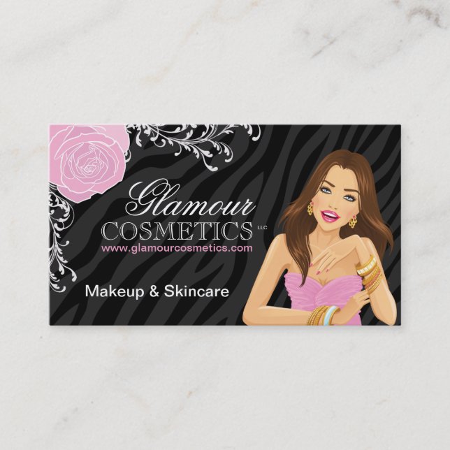 Cartes de visite de conseiller de beauté (Devant)