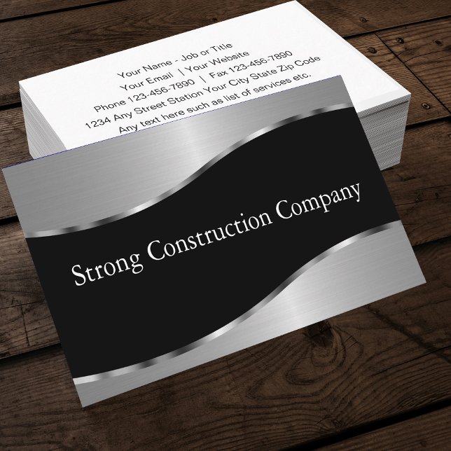Cartes de visite de construction (Créateur téléchargé)