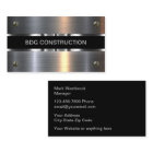 Cartes de visite De Construction Classique Et Cool