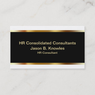 Cartes de visite de consultant en matière d'heure