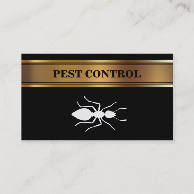 Cartes de visite de Contol de parasite (Devant)