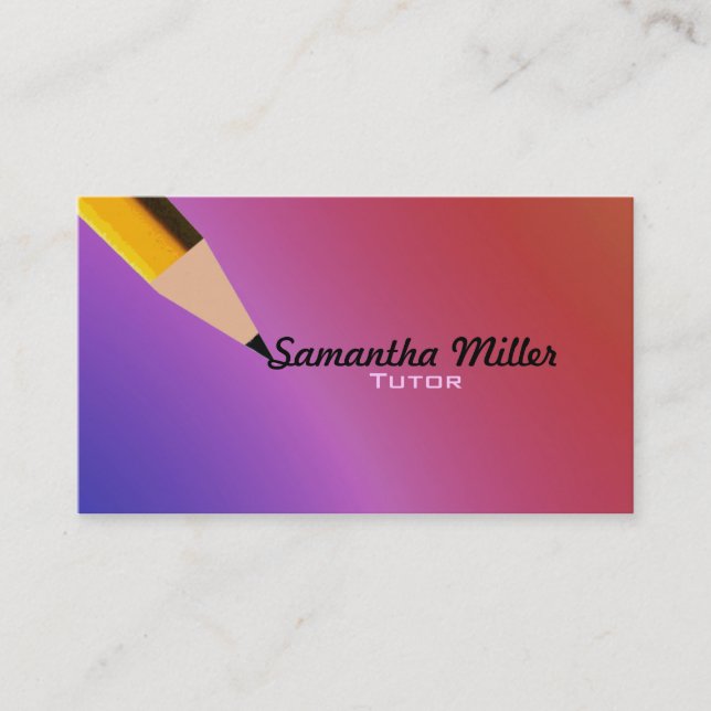 Cartes de visite de cours particuliers (Devant)