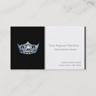 Cartes de visite de coutume de couronne de style
