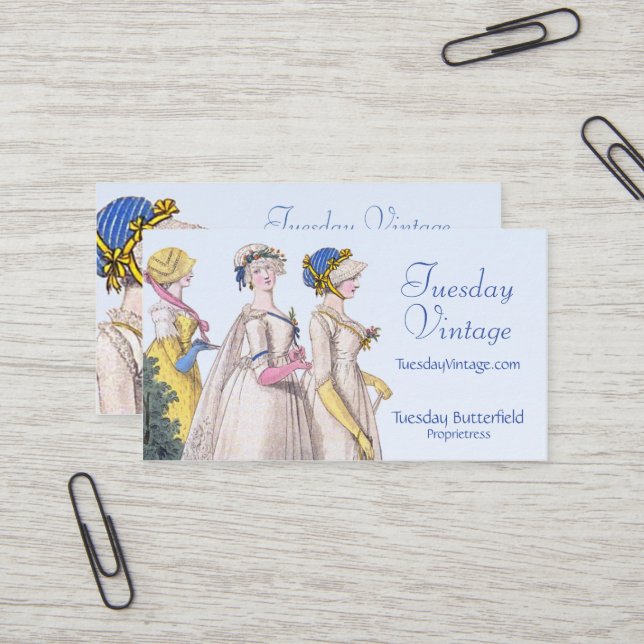 Cartes de visite de coutume de plat de mode de (Devant/Arrière en situation)