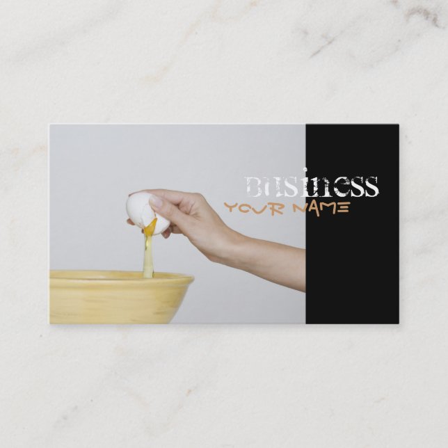 Cartes de visite de cuisine (Devant)