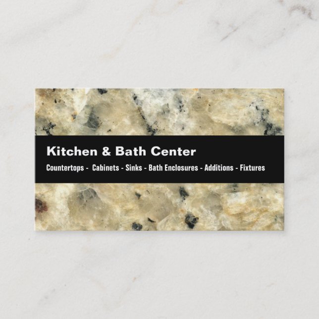Cartes de visite de cuisine et de Bath (Devant)