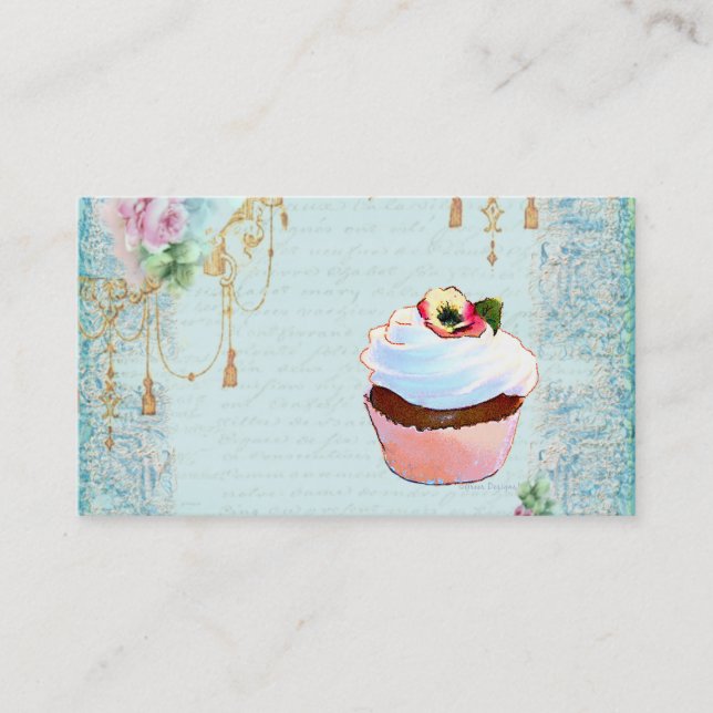 Cartes de visite de Cupcake (Devant)