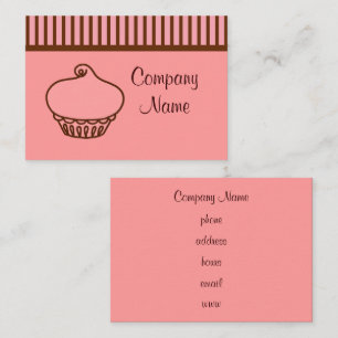Cartes de visite de Cupcake