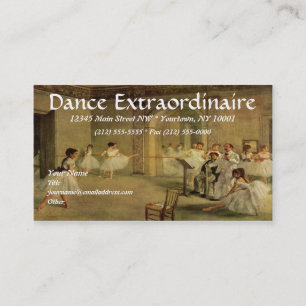 Cartes de visite de DANSE ou de BALLET