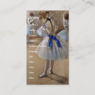 Cartes de visite de DANSE ou de BALLET
