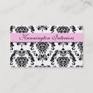 Cartes de visite de dentelle en noir de chiffon
