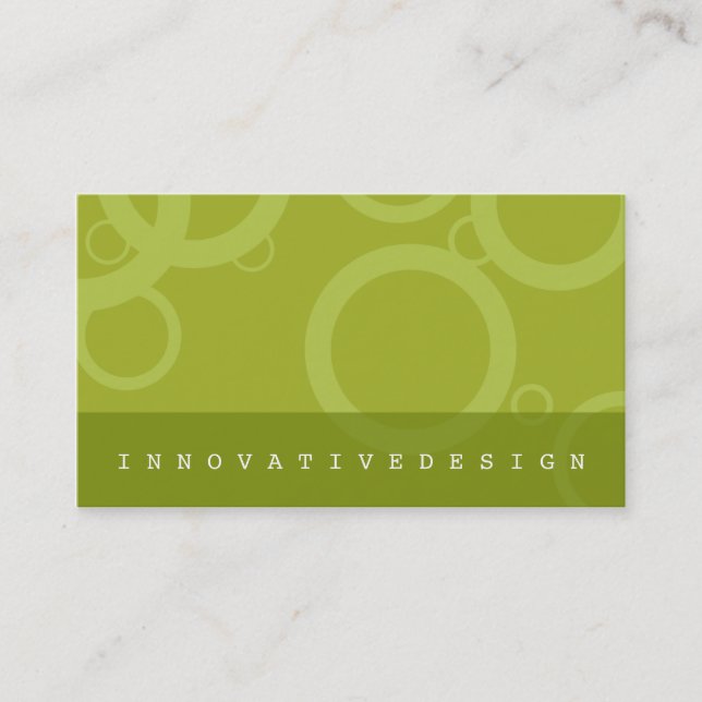 Cartes de visite de design innovants (Devant)