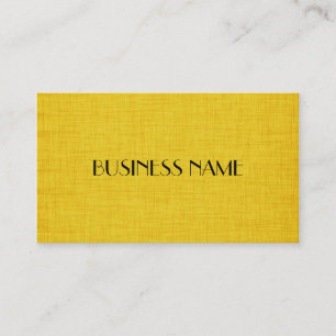 Cartes de visite de design jaune