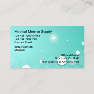 Cartes de visite de distributeurs Médicales