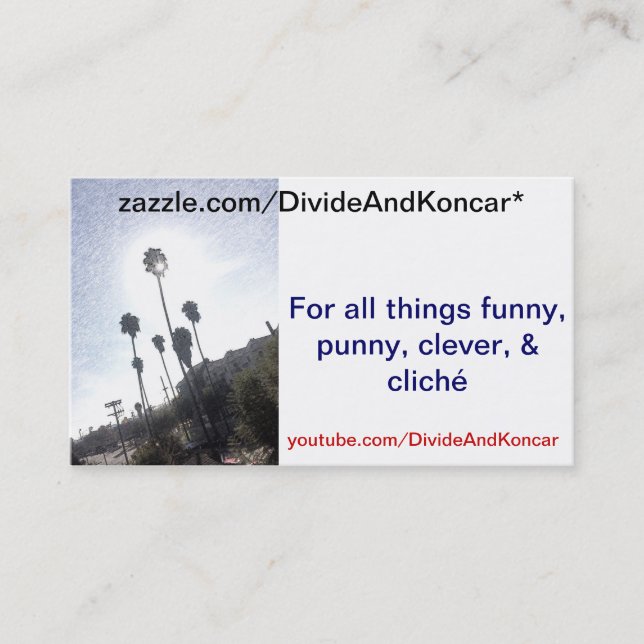 Cartes de visite de DivideAndKoncar (Devant)