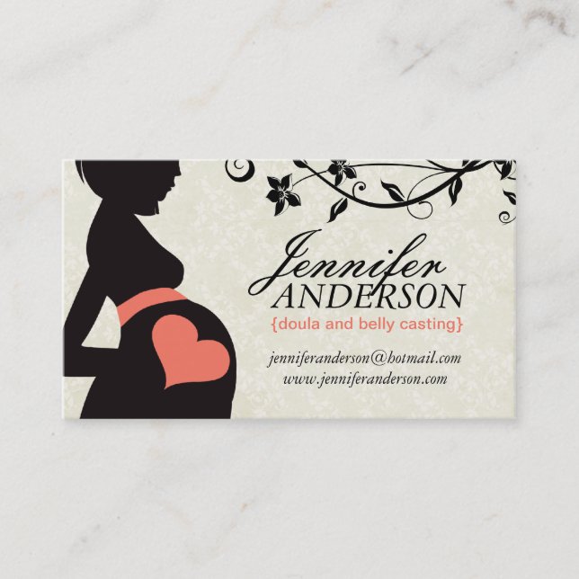 Cartes de visite de Doula, de Midwife et de Belly  (Devant)