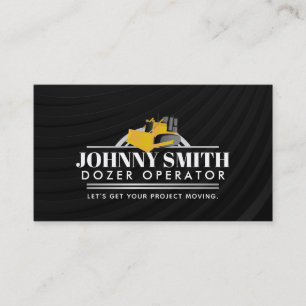 Cartes de visite de Dozer Slogans