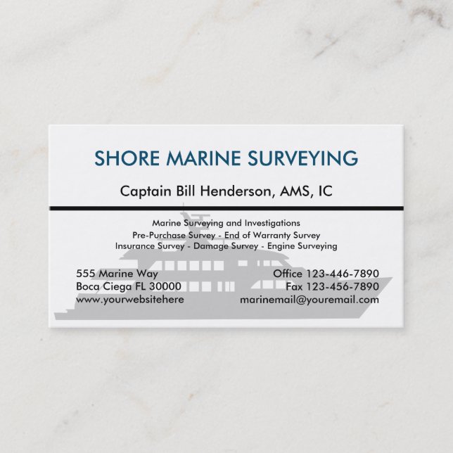Cartes de visite de examen marins (Devant)