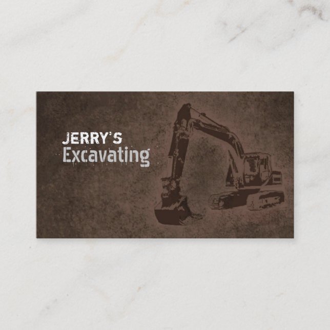 Cartes de visite de excavation (Devant)