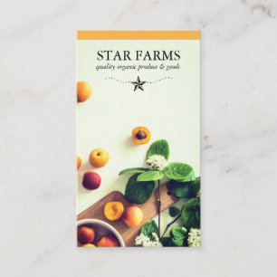 Cartes de visite de ferme bio