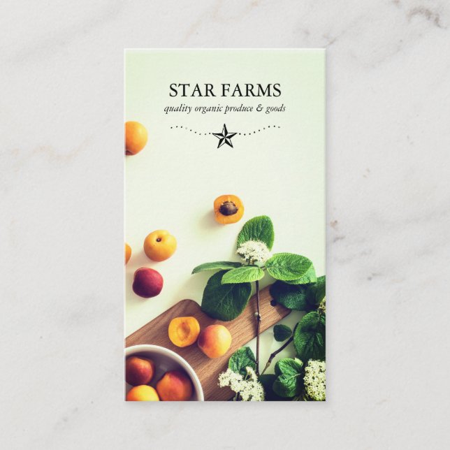 Cartes de visite de ferme bio (Devant)