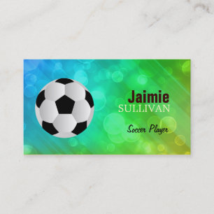 Cartes de visite de footballeur
