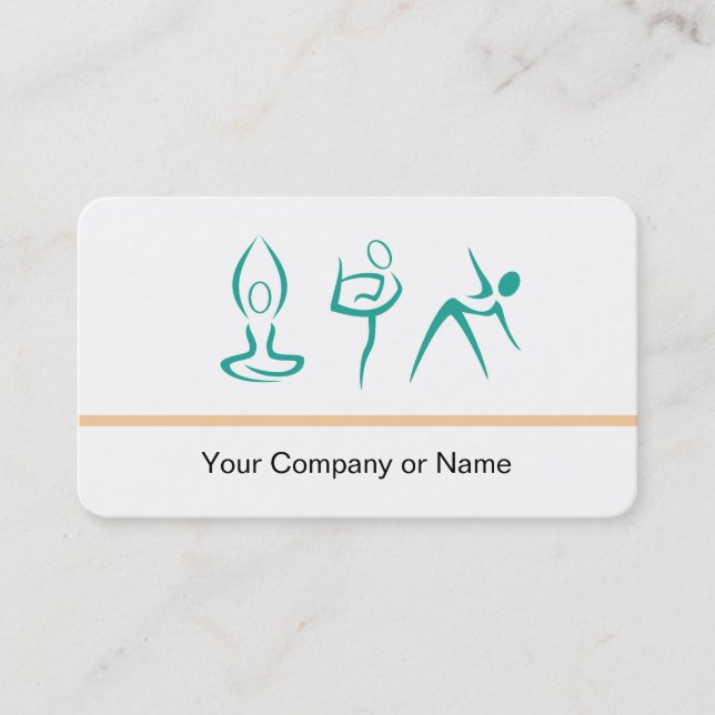 Cartes de visite de forme physique (Devant)