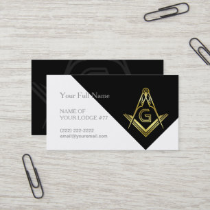 Cartes de visite de Freemason   Modèles maçonnique