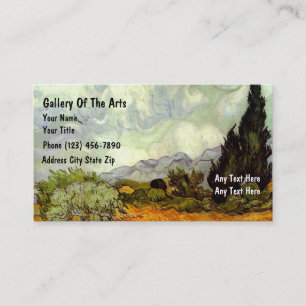 Cartes de visite de galerie d'art