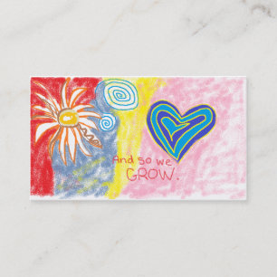 Cartes de visite de garderie