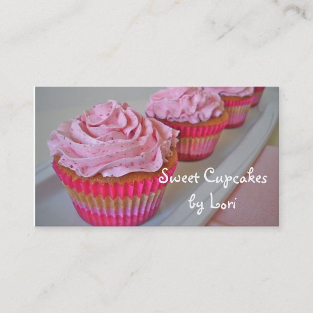 cartes de visite de gâteau (Devant)
