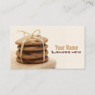 Cartes de visite de gâteaux aux pépites de