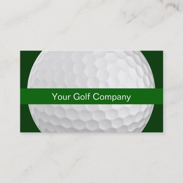 Cartes de visite de golf (Devant)