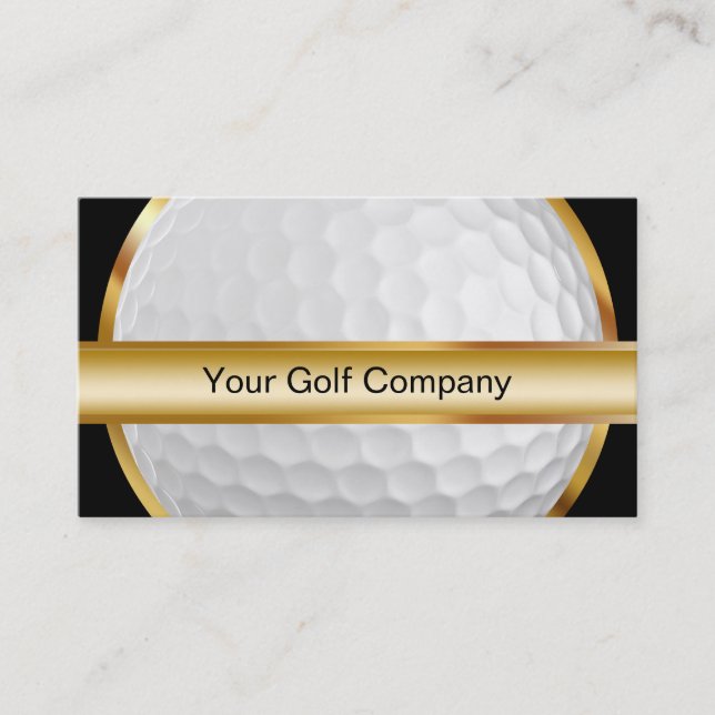 Cartes de visite de golf (Devant)
