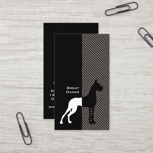 Cartes de visite de grand Danse (Devant/Arrière en situation)