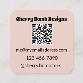 Cartes de visite de haute qualité avec code QR