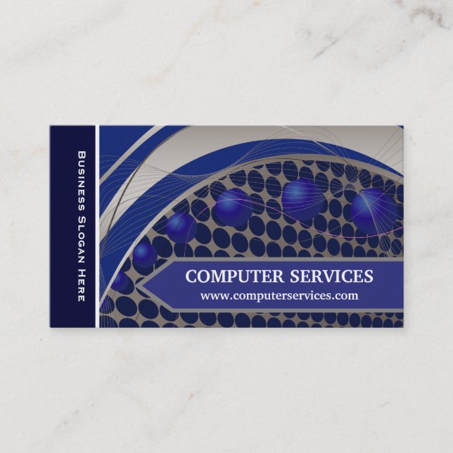 Cartes de visite de haute technologie (Devant)