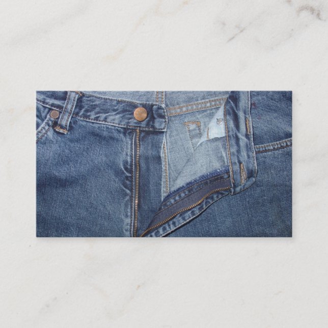 Cartes de visite de jeans (Devant)