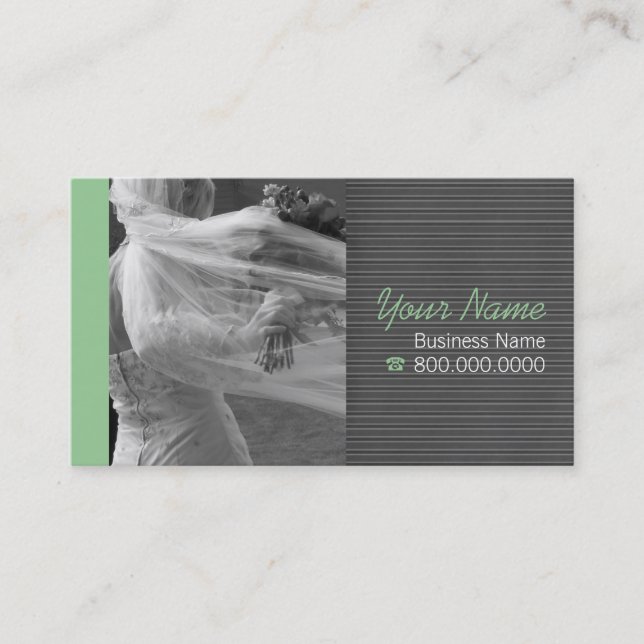 Cartes de visite de la Boutique nuptiale (Devant)