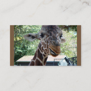 Cartes de visite de la Girafe
