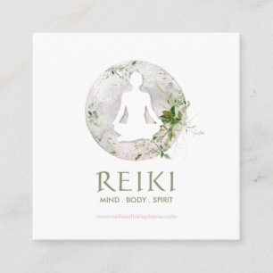 Cartes de visite de la Lune magique et du Reiki ve