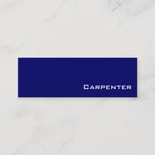 Cartes de visite de la marine blanche Carpenter
