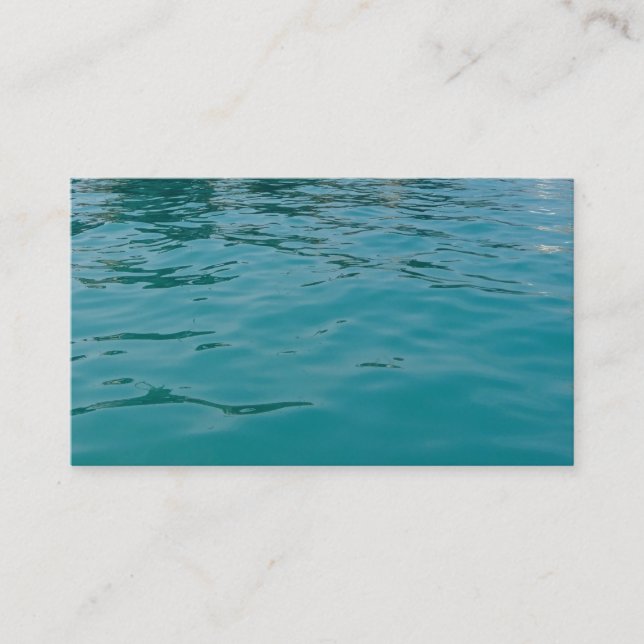 Cartes de visite de la mer calme (Devant)