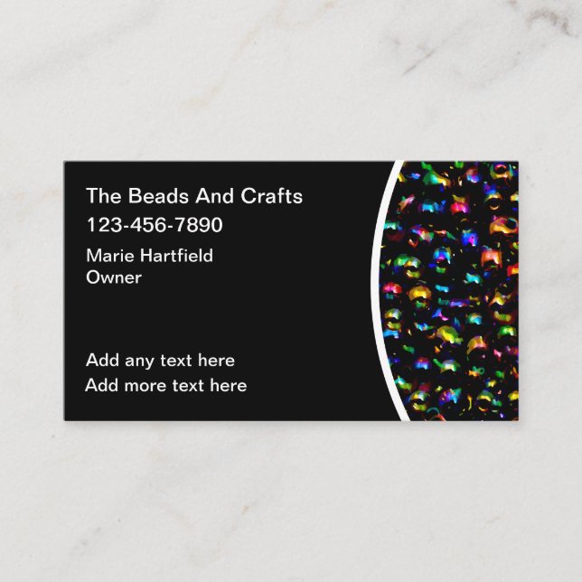 Cartes de visite De La Perle Et De L'Artisanat (Devant)
