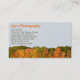 Cartes de visite de la photographie nature