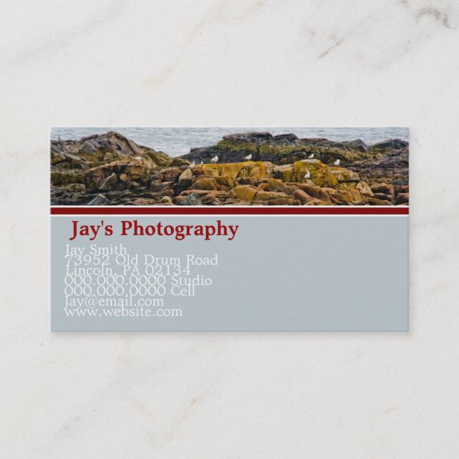 Cartes de visite de la photographie nature (Devant)
