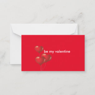 Cartes de visite de la Saint Valentin