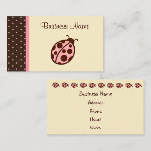 Cartes de visite de Ladybug
